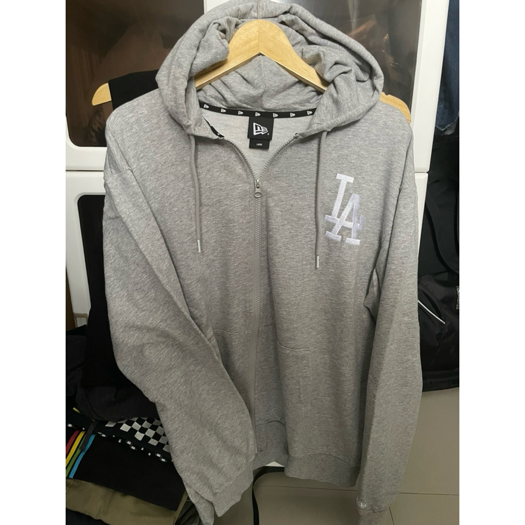Hoodie zipper new era la dodgers