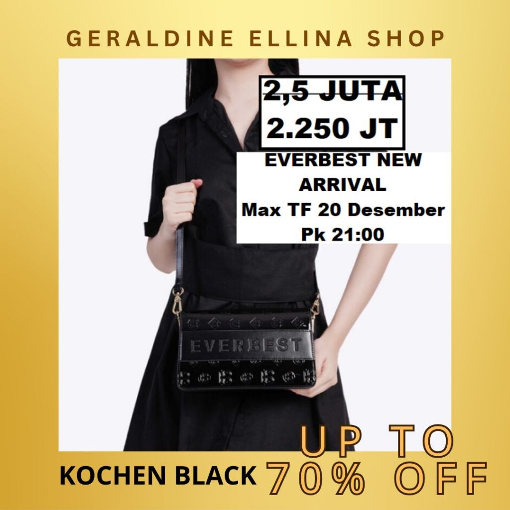 Tas selempang wanita EVERBEST sale original 100% seri KOCHEN