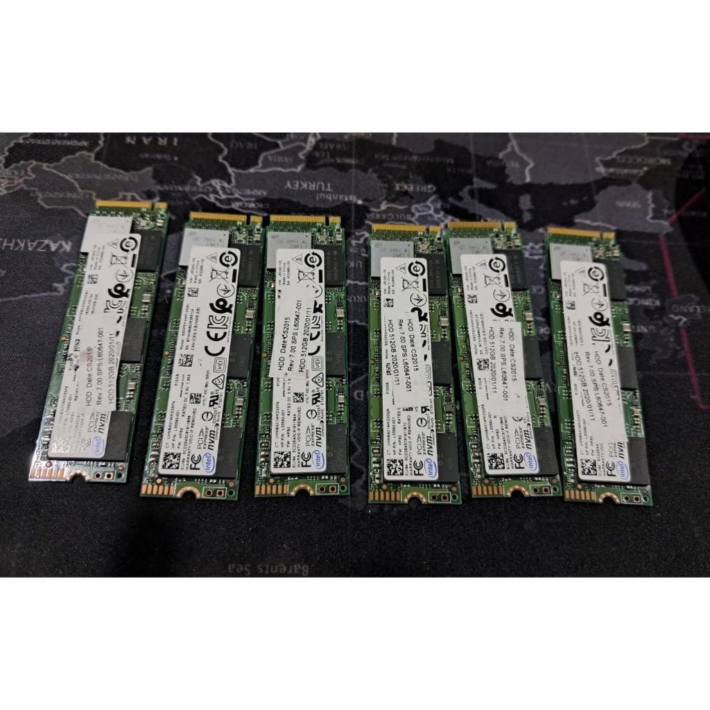 SSD 256 GB NVME, SSD 512 GB NVME, SSD 1 TB NVME
