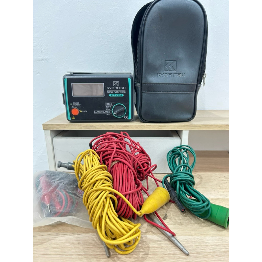Digital earth Tester Grounding Kyoritsu 4105 A ( Second)