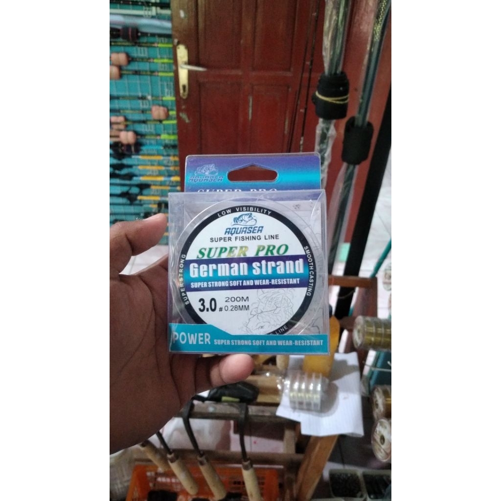 SENAR GERMAN STRAND 0.28 SAMPAI 0.40 MM