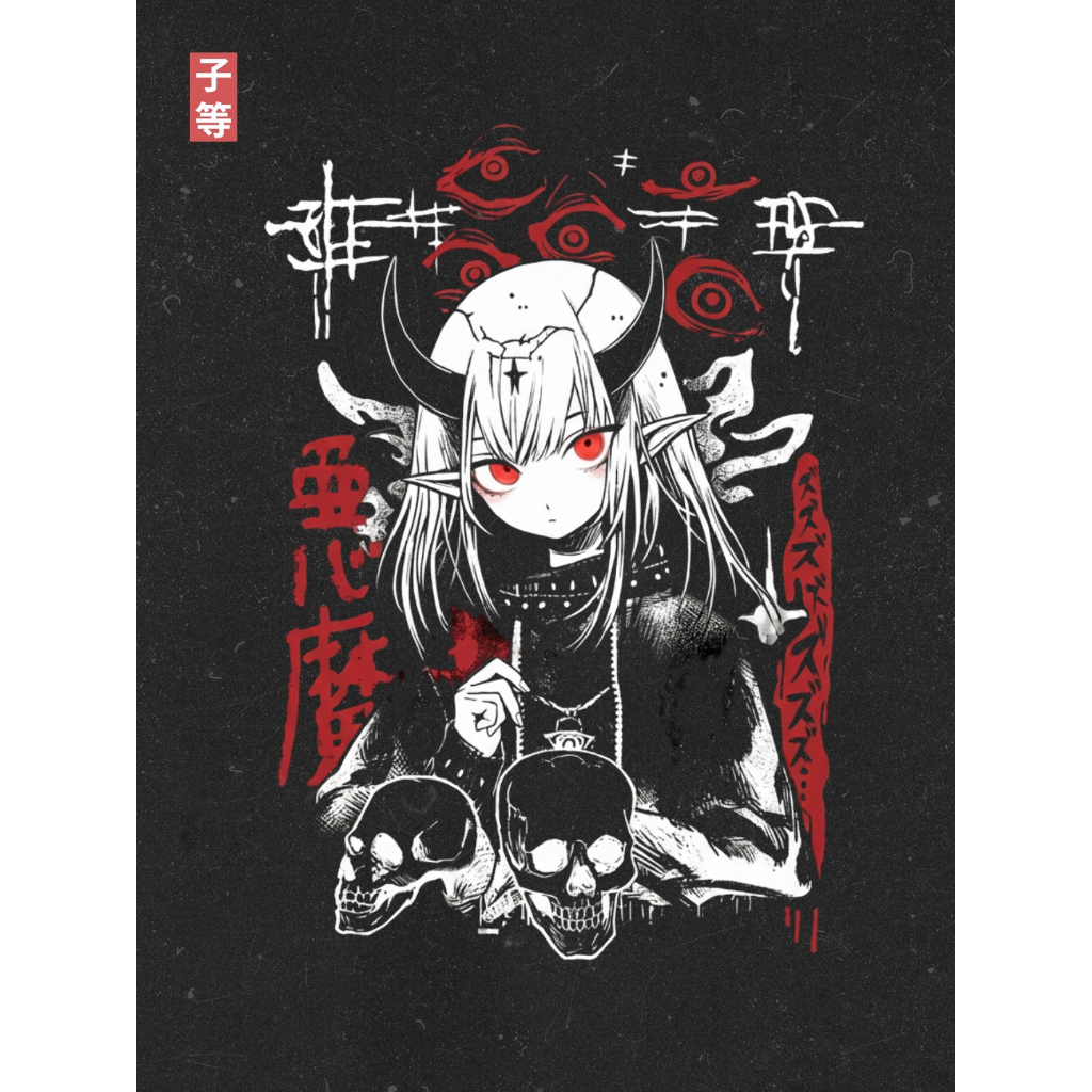 Kaos oversize lengan pendek perempuan/ Kaos Anime Oversize/ t-shirt Oversize Anime Perempuan/ Oversi