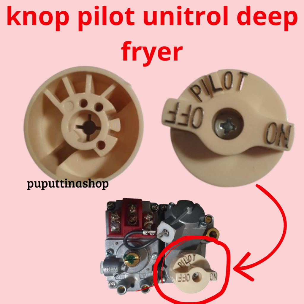 Knob Fryer Imperial / Knop Pilot Unitrol Deep Fryer / Knob Fryer Nayati