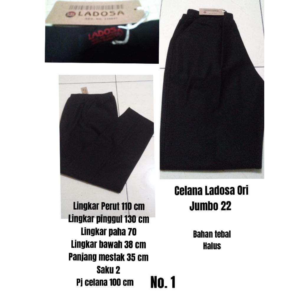 Celana Wanita Ladosa JB (Jumbo) dan YM Original, Rok panjang Ladosa
