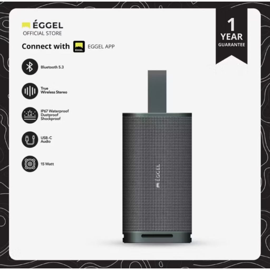 EGGEL Play-2 Portable Bluetooth Speaker
