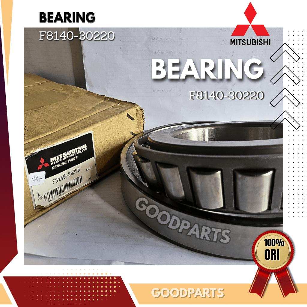 Bearing F8140-30220 Froklift Sparepart Mitsubishi Ori Genuine Asli Sparepart Mesin Roller Roda