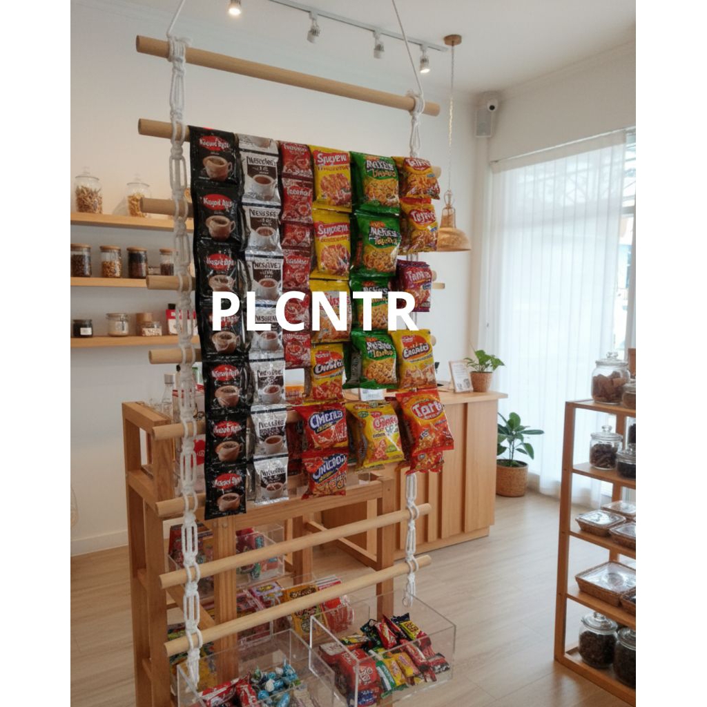 Rak Warung Jualan Rencengan Rak Gantungan Minuman Rak Rencengan Jajanan Rak Gantungan Kopi Sachet Ra