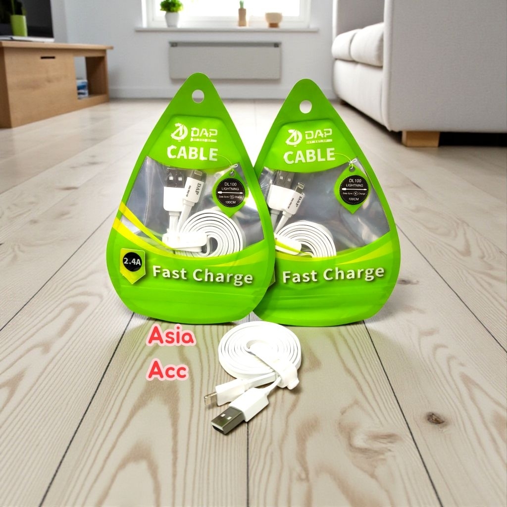 Kabel Data DAP Iphone 6 7 5 DL100 Fast Charger Kabel Charger iphone 6s 5s Fast Charger 100cm kabel i