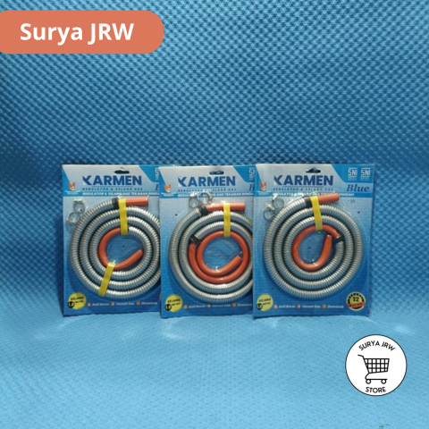 Selang Gas Oren Metal CAISAR / KARMEN Selang Saja Tanpa Regulator