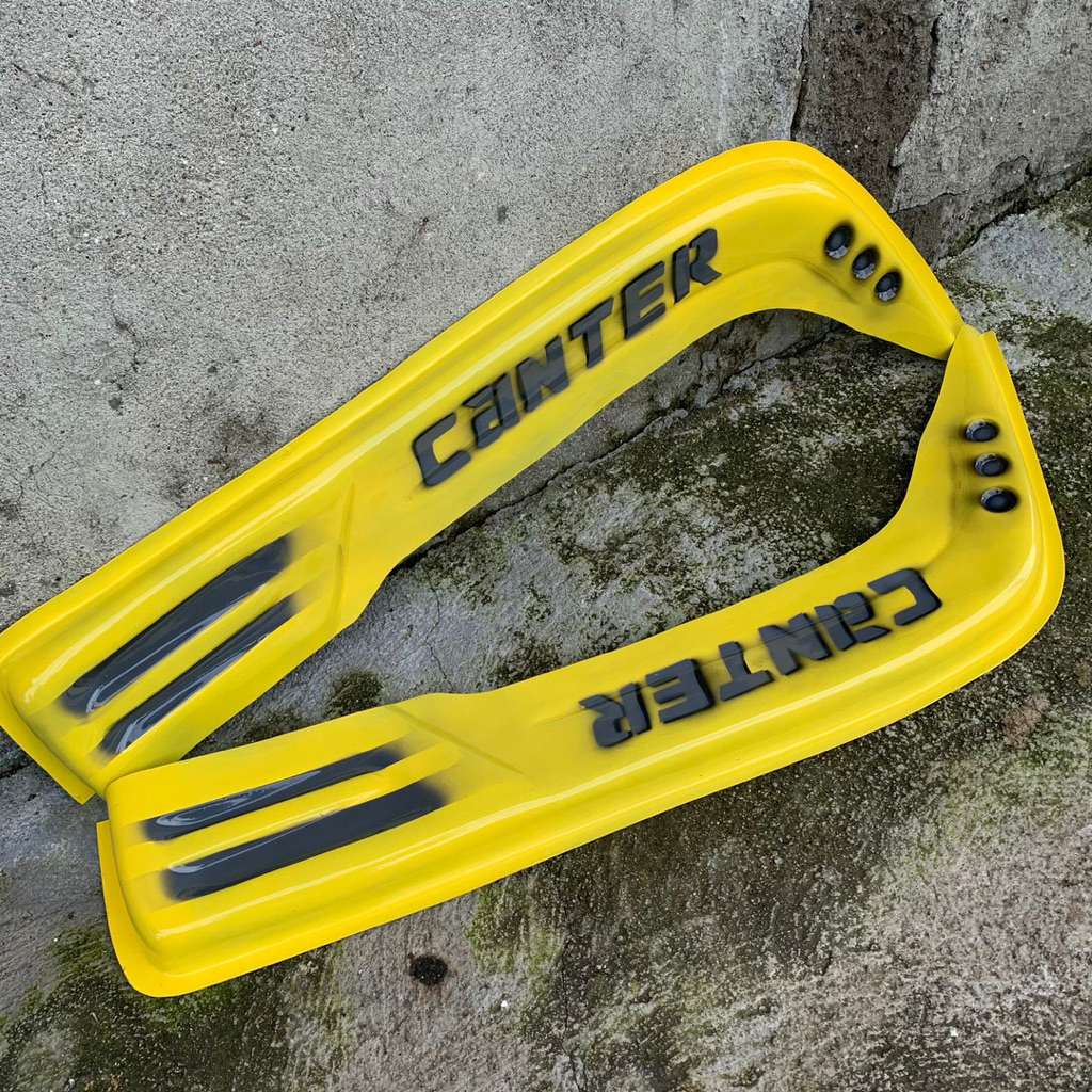 talang air truk canter bahan fiber