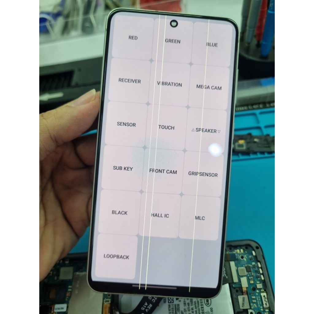 LCD SAMSUNG S21 FE ORIGINAL COPOTAN MINUS