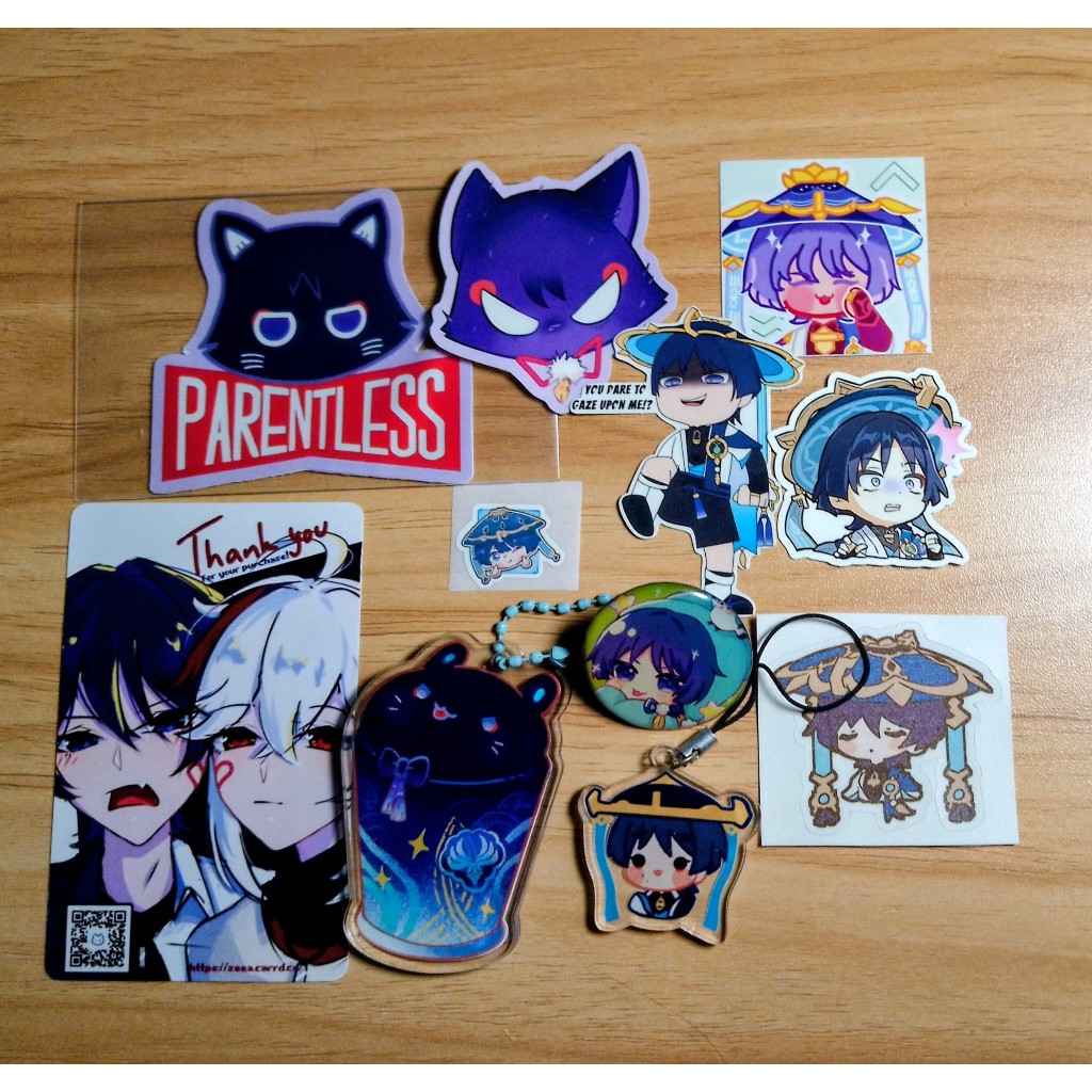 [ SATUAN ] Wanderer Scaramouche Genshin Impact Stand Standee Mini Standee Dress-Up Standee Dress Up 