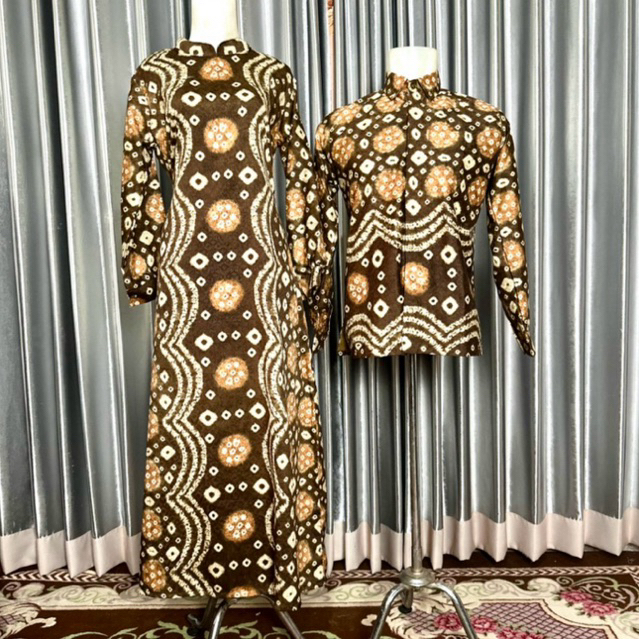 BAJU COUPLE MOTIF JUMPUTAN PALEMBANG