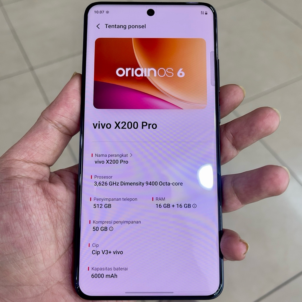 vivo x200 pro ram 16 / 512 resmi hp cas original garansi 2027