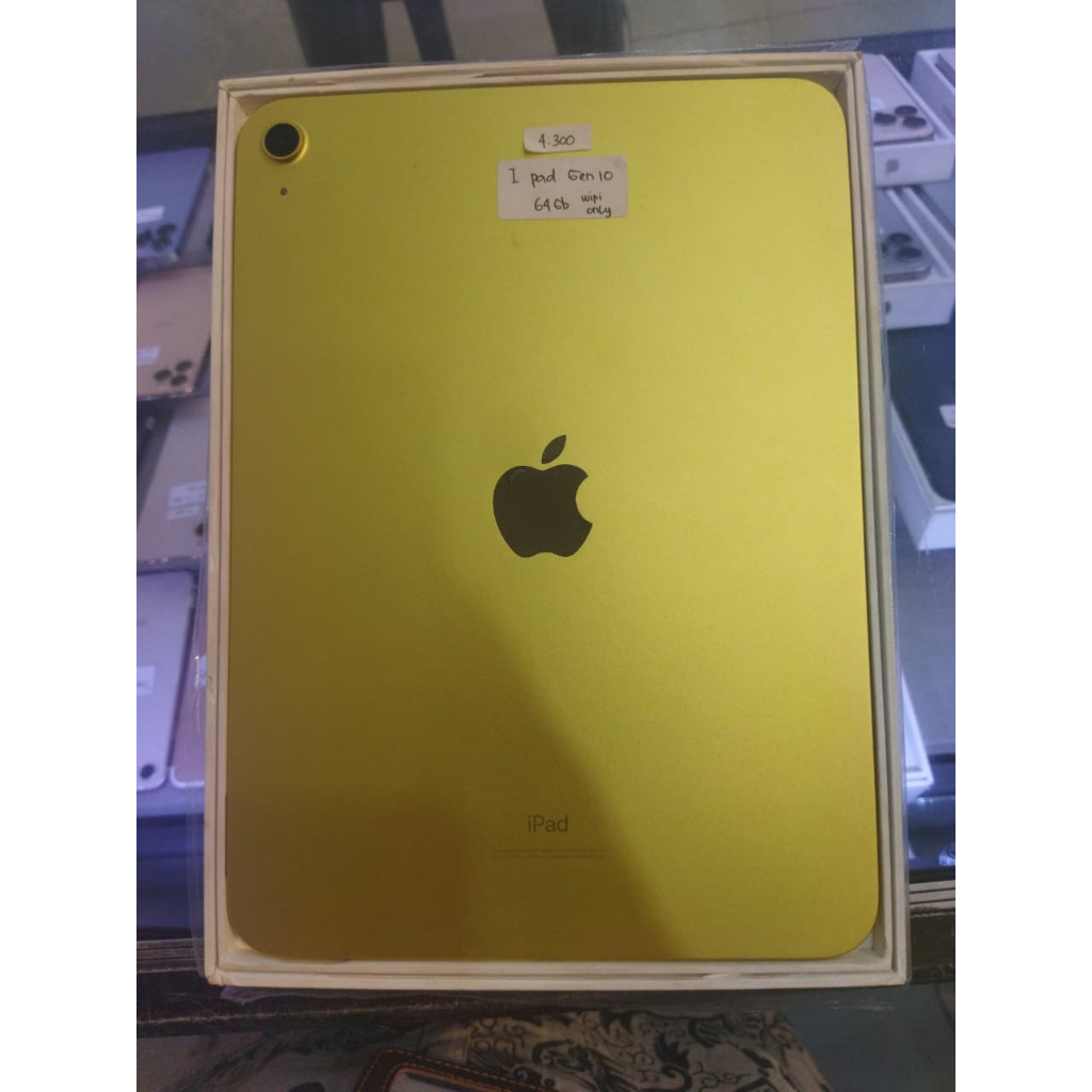 IPAD GEN 10 64GB SECOND INTER WIFI ONLY (MINUS LCD GARIS)