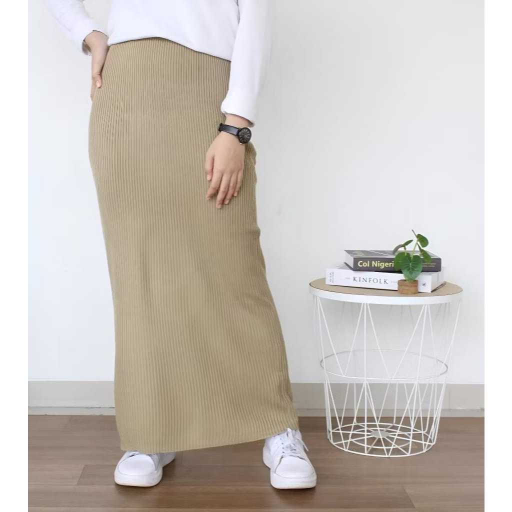 Rok Span Panjang Wanita * Rajut Premium * Rok Span * Rok Span Wanita