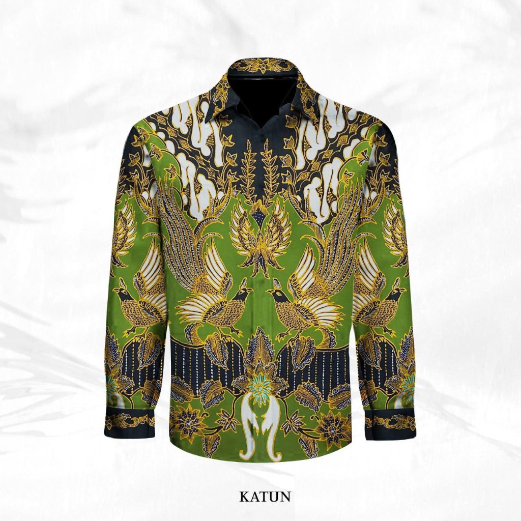 Kain Batik Tulis Asli Solo/Pekalongan - Pola Kemeja Pria Premium Sutra/Katun