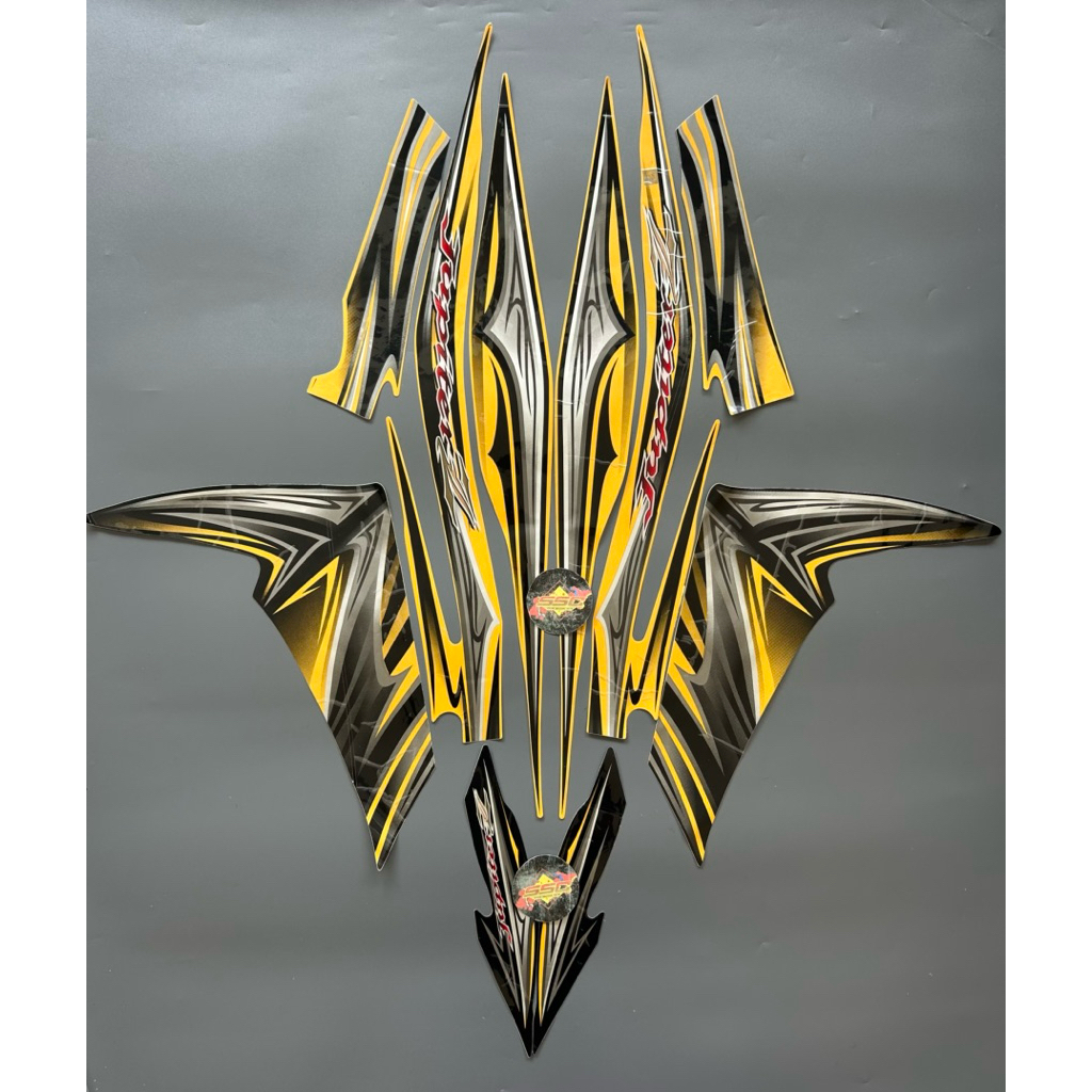 STRIPING STIKER JUPITER Z NEW ROBOT 2011 GOLD