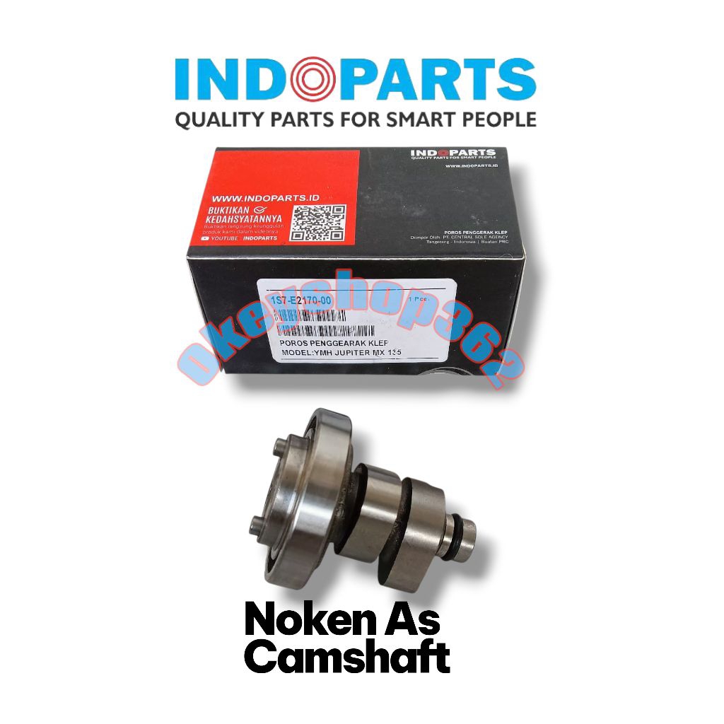INDOPARTS 14100-KVB-900 CAMSAFT NOKEN AS VARIO TECHNO 110
