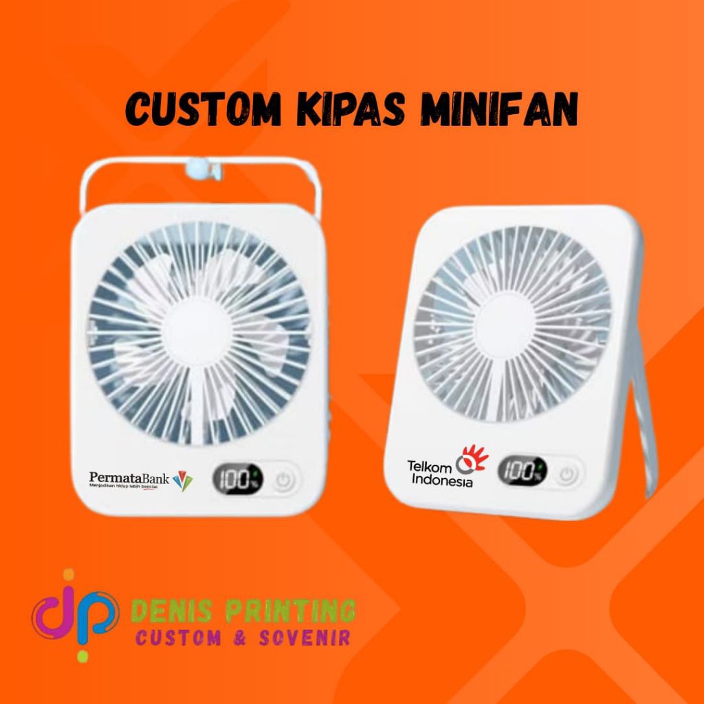 Custom kipas mini, Kipas Meja Mini Portabel Kipas Tangan Mini 100 Level - Kipas Portabel USB LED