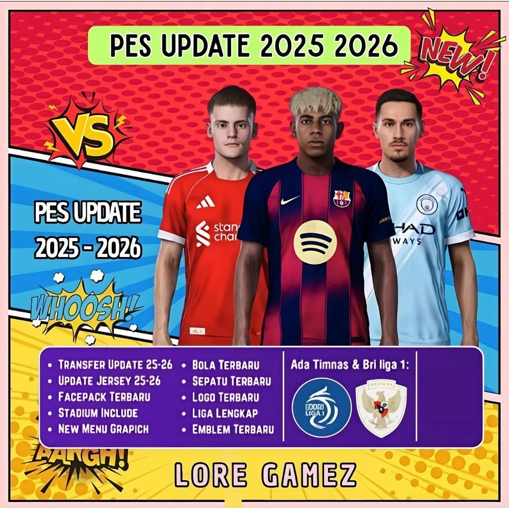 PES 2018 UPDATE TERBARU 2026 PATCH 2025 - 2026 - PRO EVOLUTION SOCCER 2018 - PES 18