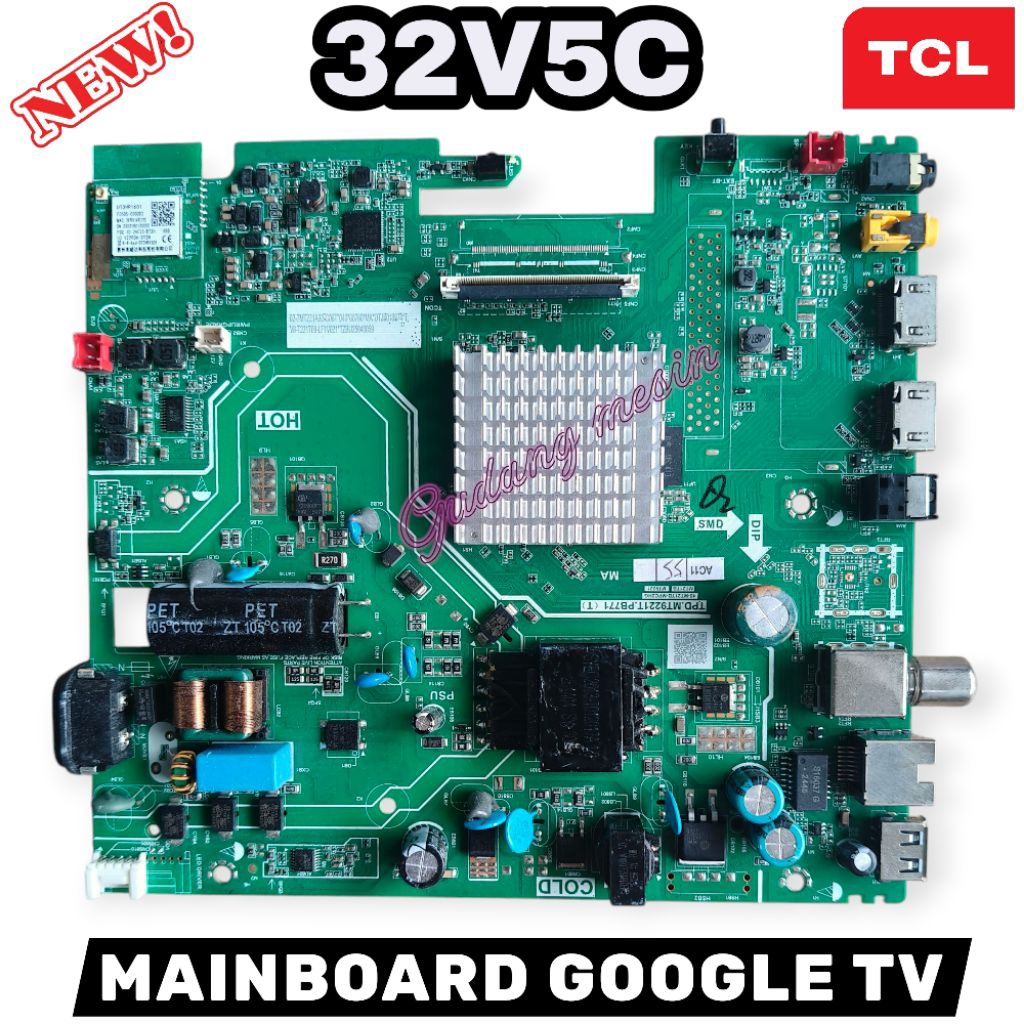 MB TV TCL 32V5C / MAINBOARD TV TCL 32V5C / MODUL TV TCL 32V5C / MESIN TV TCL 32V5C / MB TCL 32V5C / 