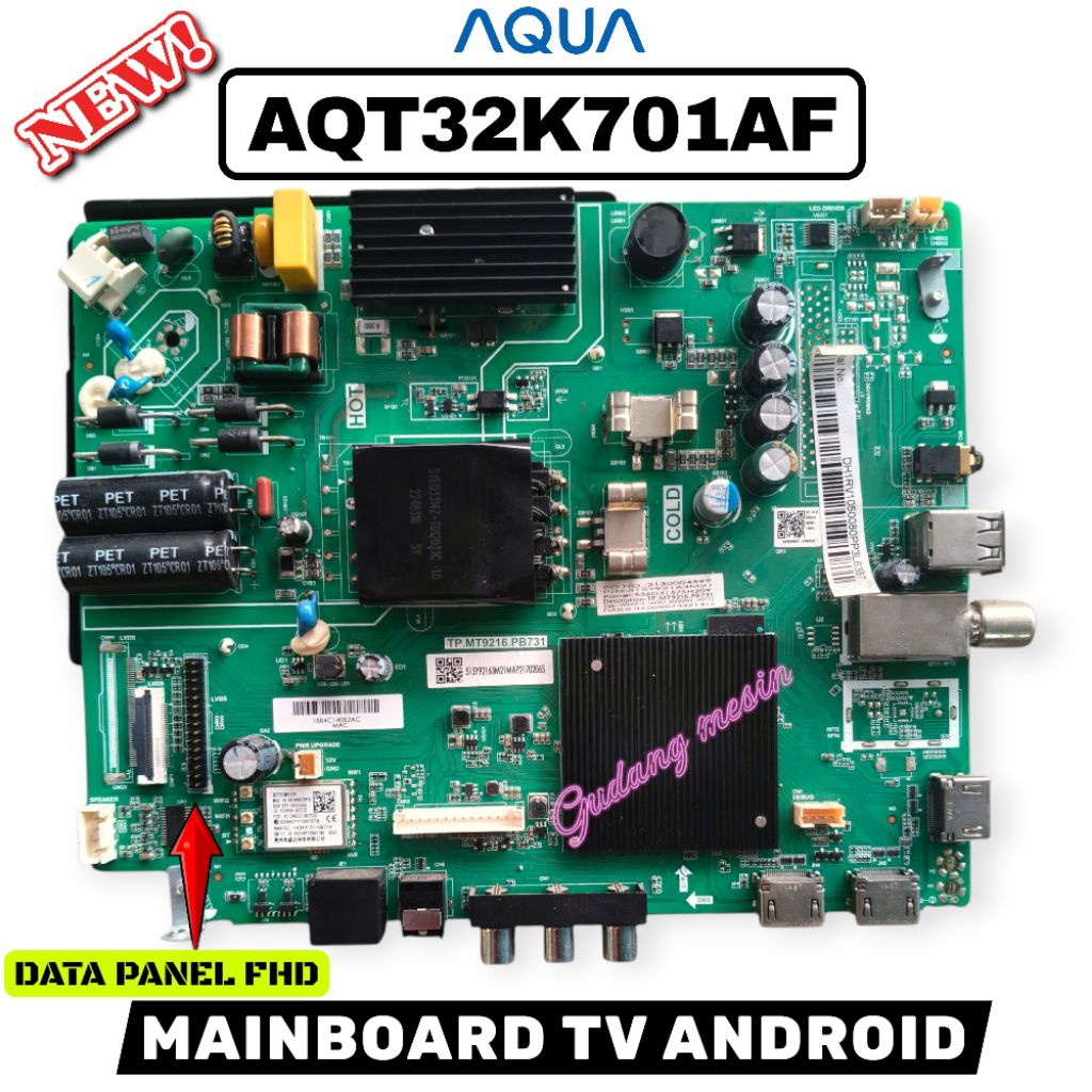 MB TV AQUA AQT32K701AF / MAINBOARD TV AQUA AQT32K701AF / MESIN TV AQUA AQT32K701AF / MODUL TV AQUA T