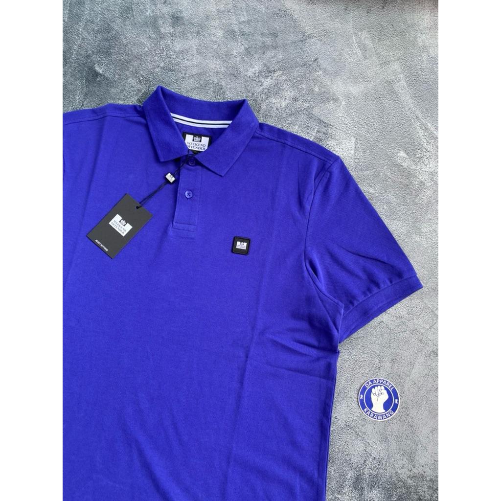 Ready stok Polo Shirt Weekend Offender Blue Original 100%