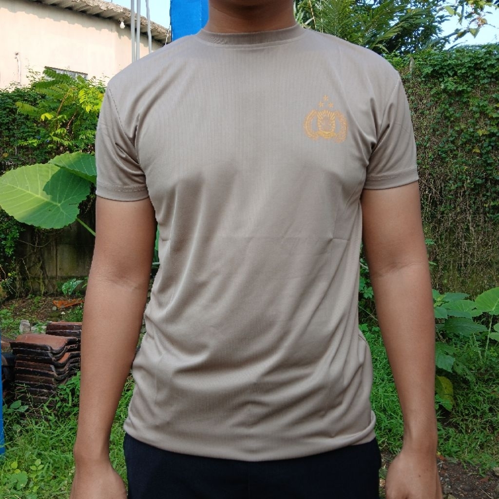 KAOS POLISI BAHAN DRYFIT / KAOS JATAH POLRI