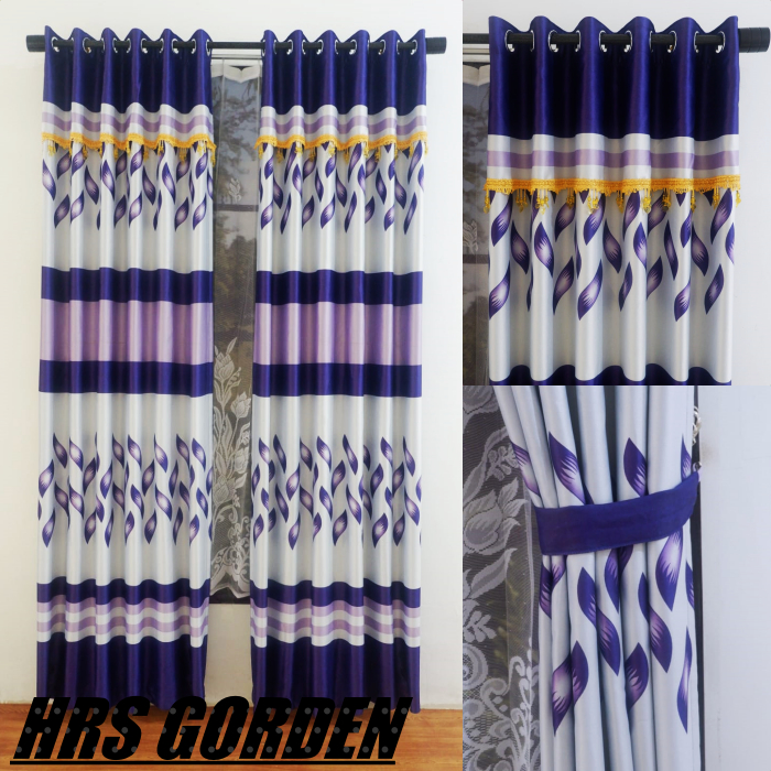 Gorden poni Pintu Jendela Blackout  Minimalis Gorden Model Smokering 12 Ring