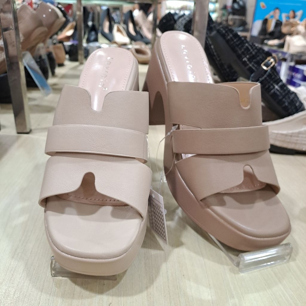 sandal heels 7 cm wanita laviola