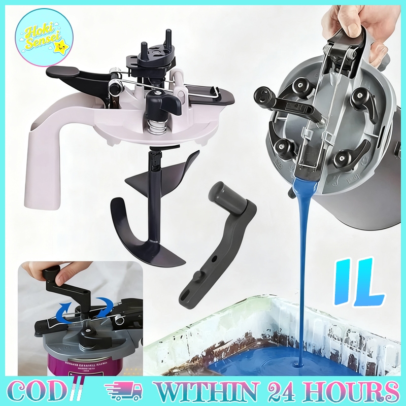 Mixing Lid Steering Lid 1 Liter Untuk Pengaduk Cat Mobil Pada Kaleng Cat 1L Dalam Proses Pengecatan