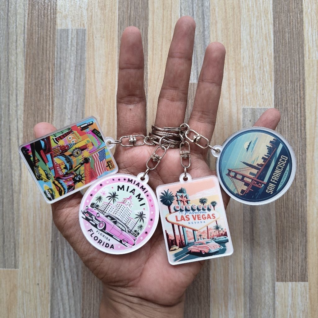 Souvenir Amerika gantungan kunci Amerika newyork oleh oleh amerika