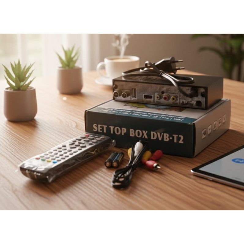 Set Top Box TV Digital STB DVB-T2 TV Wifi Youtube Tiktok Set Top Box Alat Menangkap Siaran Digital