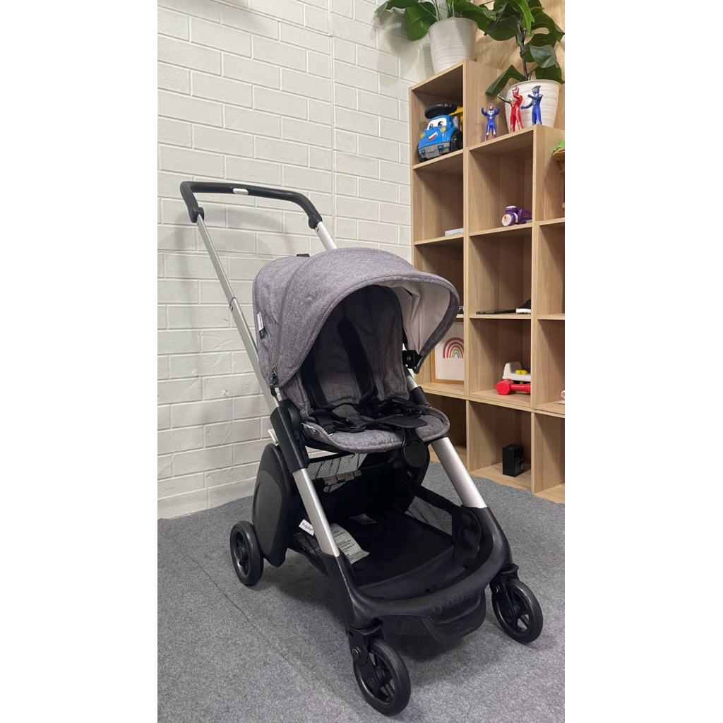 Preloved Bugaboo Ant  Frame Silver - Grey Melange