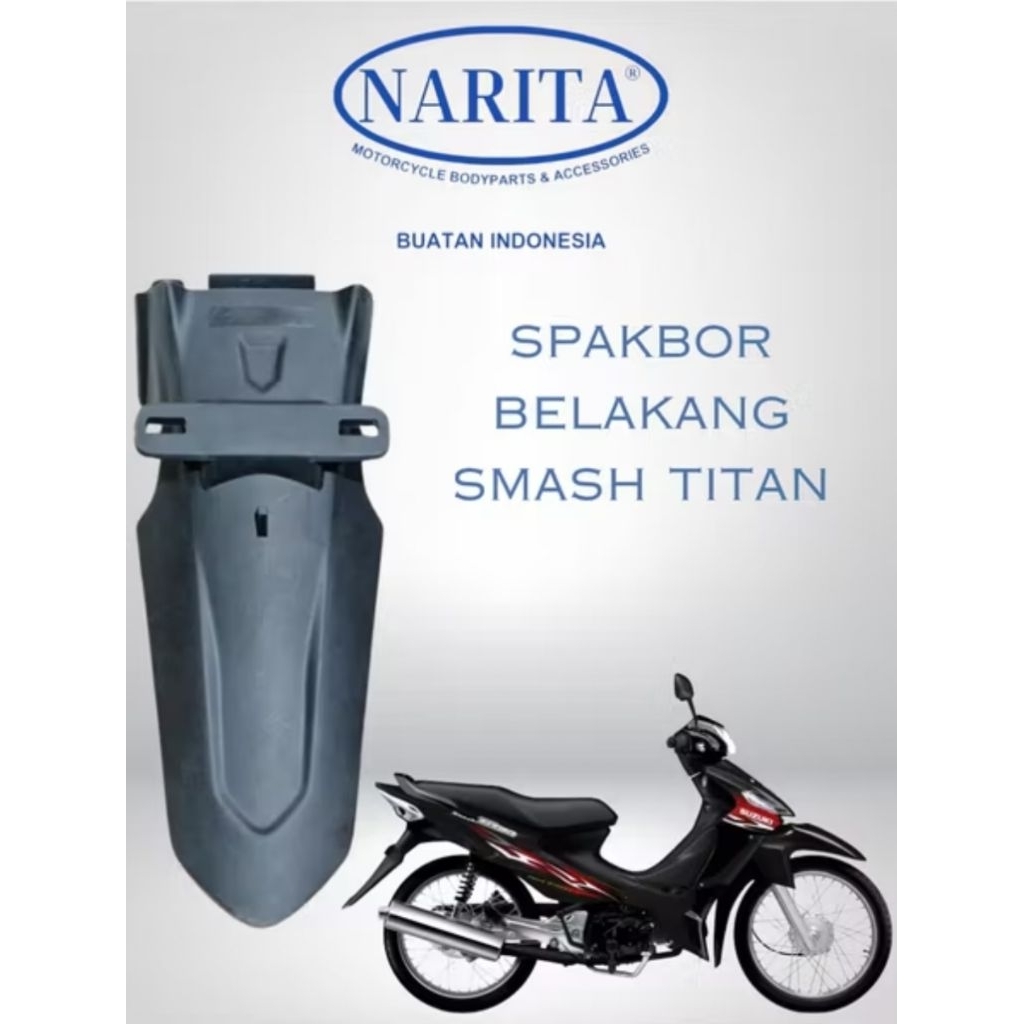 Sayap spakbor blk Suzuki Smash Titan Narita