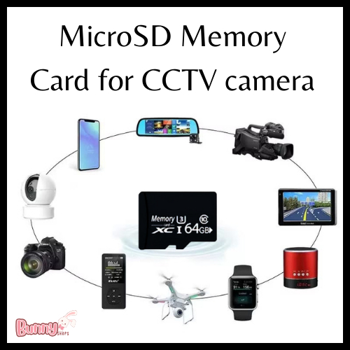 (BunnyS) SD Card Kartu Memori 64G 32GB 16GB Kartu SD Mikro