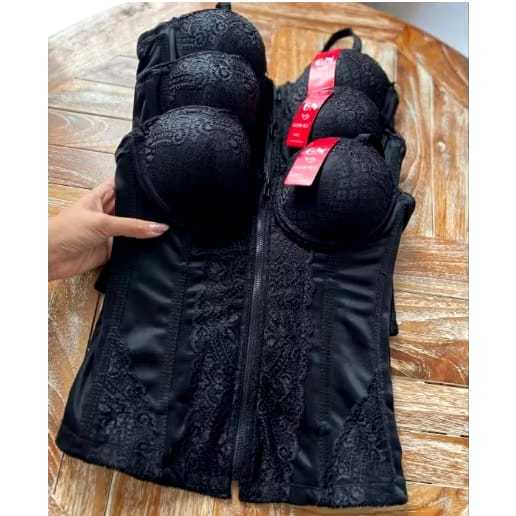 Longtorso Kebaya Premium Golden Nick Daleman Kebaya Wanita | Longtorso GN Warna HITAM SB002