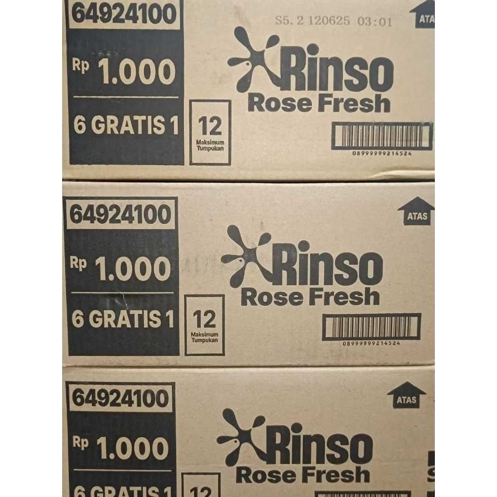 Rinso Cair Sachet 40ml Dus /Rinso molto cair 40ml / Rinso cair sachet 1.000 40ml