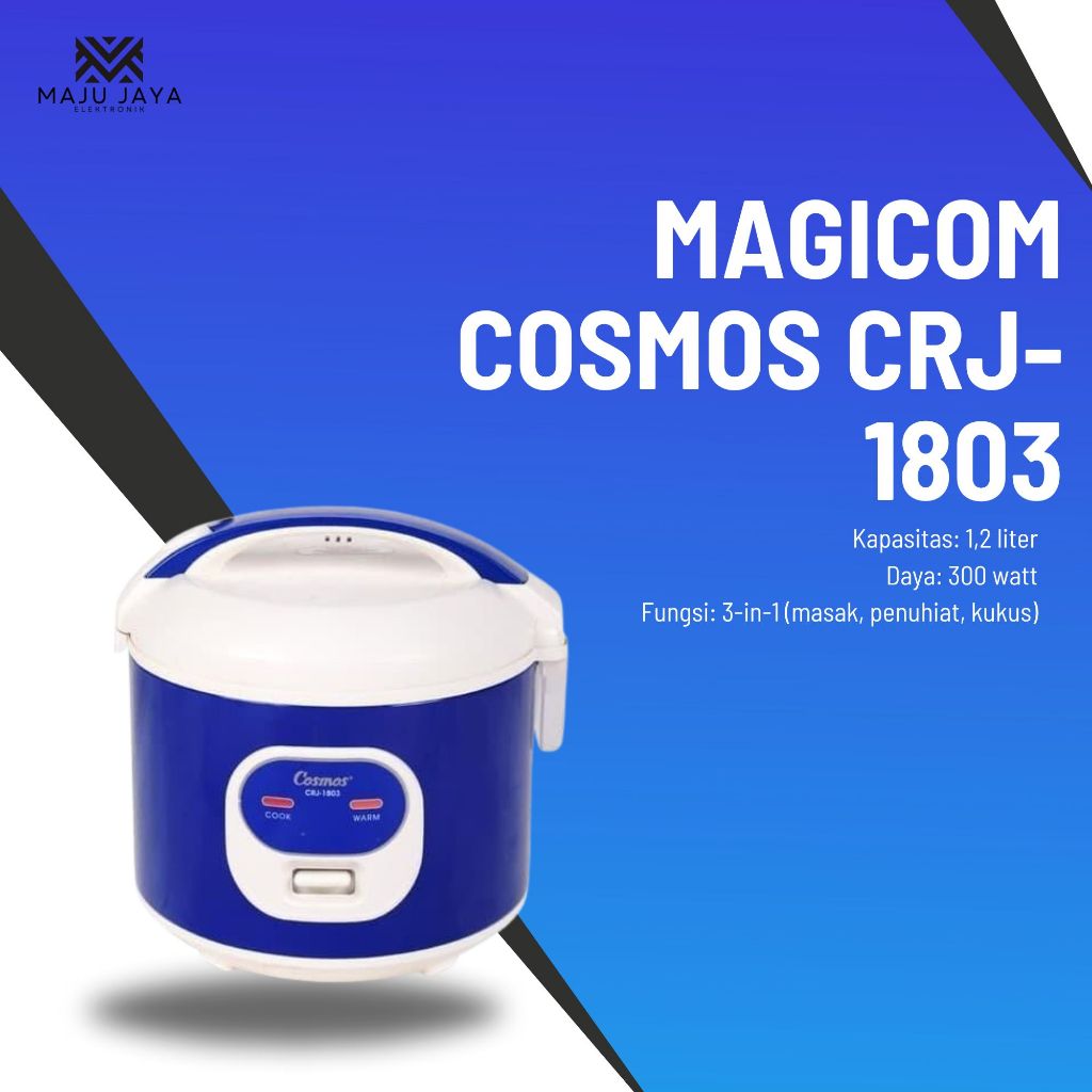 Magic Com Mini Cosmos CRJ 1803 1,2 Liter Rice Cooker Cosmos 1803