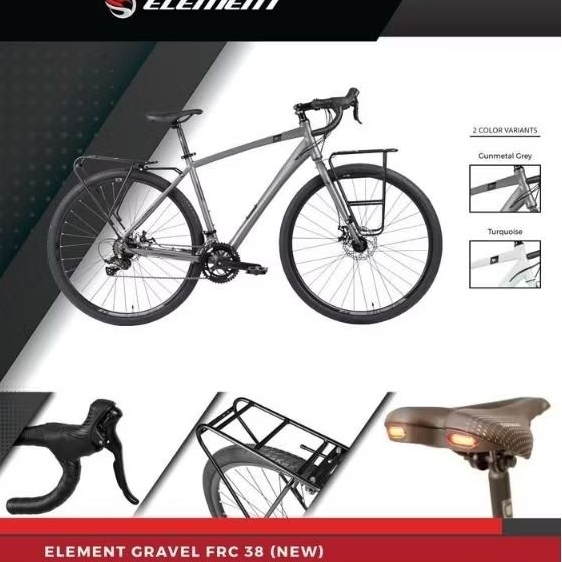 road bike rb element gravel FRC 38 Gravel 700x45C 2x8sp