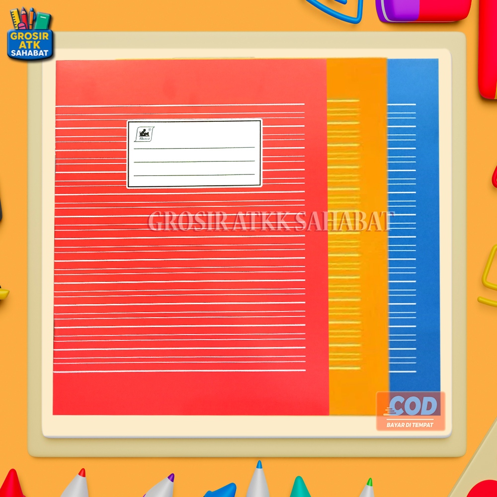 (3 PCS) BUKU HALUS KASAR-BUKU PETAK BESAR-BUKU PETAK KECIL/MATEMATIKA