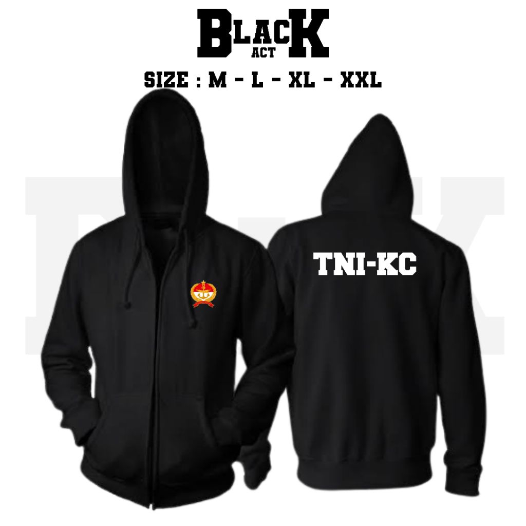 JACKET ZIPPER TNI-KC KOMCAD SIMPEL