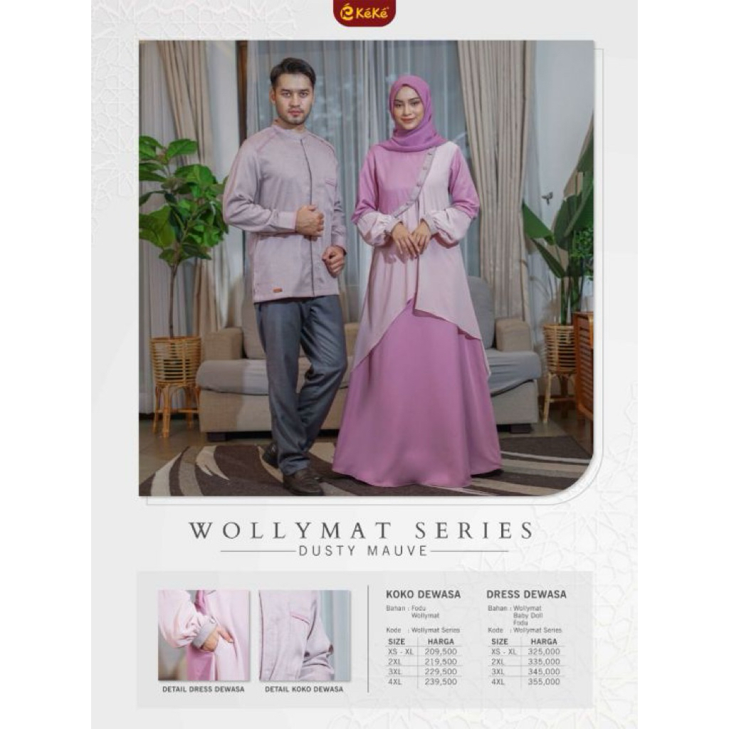 KEKE WOLLYMAT SERIES/GAMIS DEWASA KEKE SERIES/GAMIS KEKE DEWASA TERBARU 2025