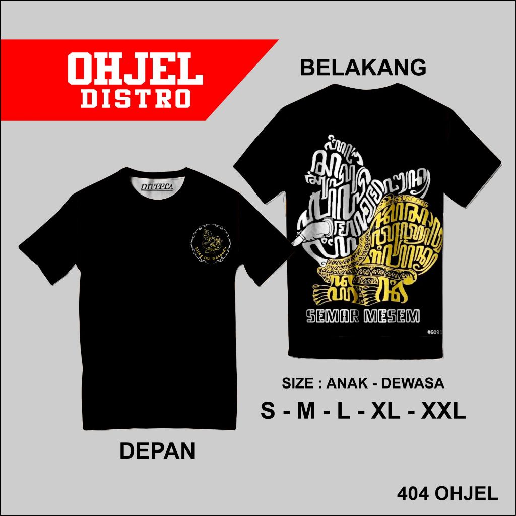 KAOS DISTRO KEREN | DEISIGN SEMAR BODRONOYO |