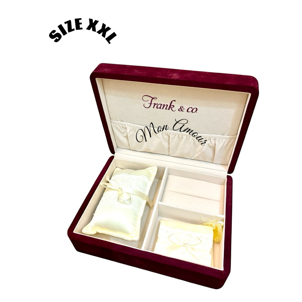 JEWELRY BOX ORIGINAL GIFT FRANK & co / size XXL / RING BOX / SESERAHAN