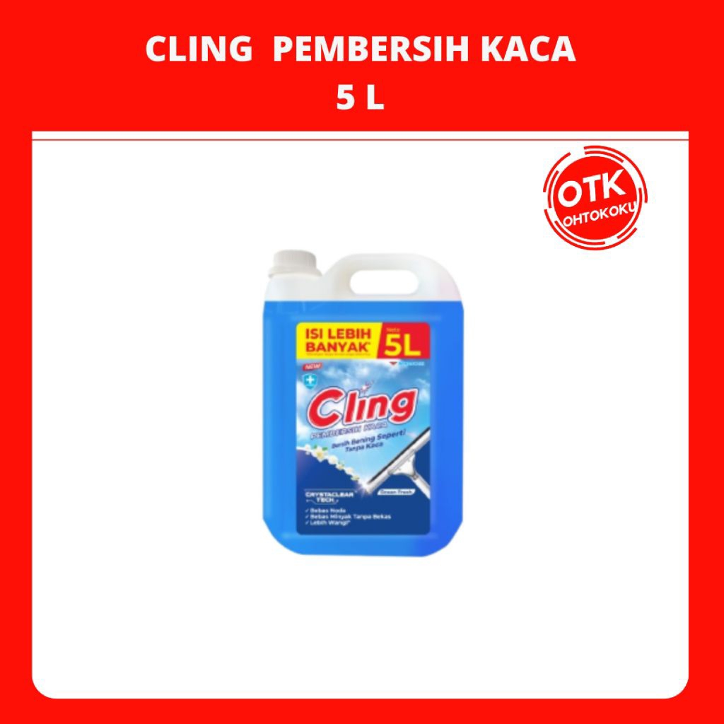 CLING PEMBERSIH KACA JERIGEN 5L