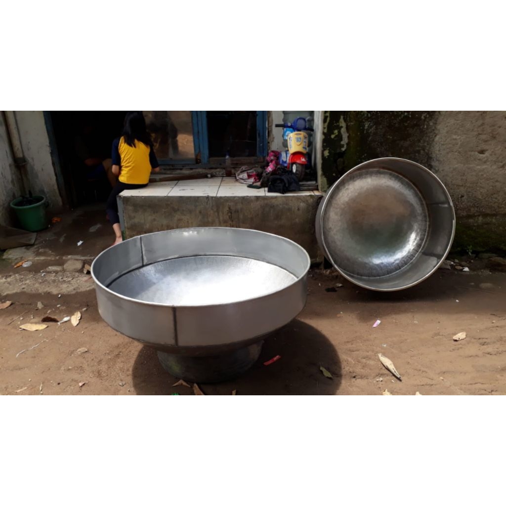 Wajan besar jumbo model sambung diameter 100cm