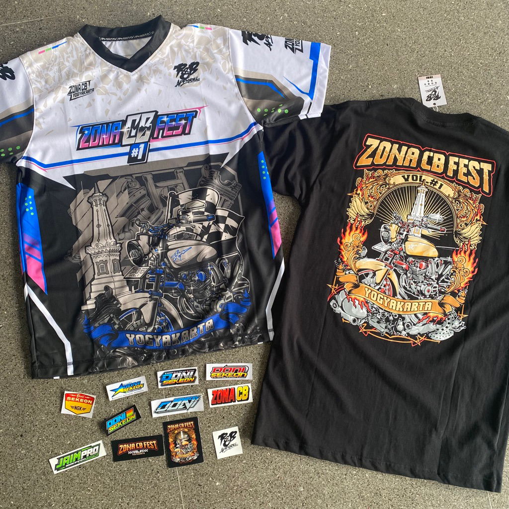 kaos dan jersey acara zona cb fest vol 1 original