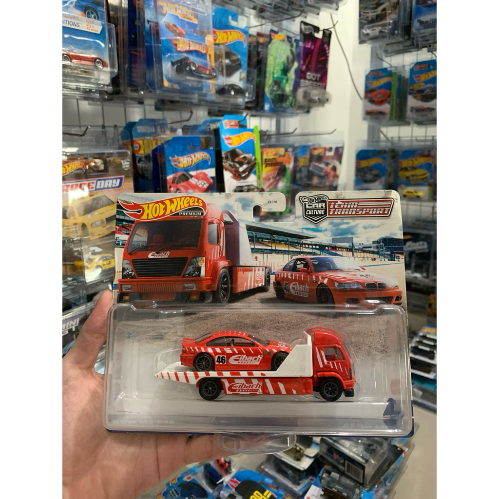 Hotwheels Team Transport BMW M3 E46 Eibach Aero Lift